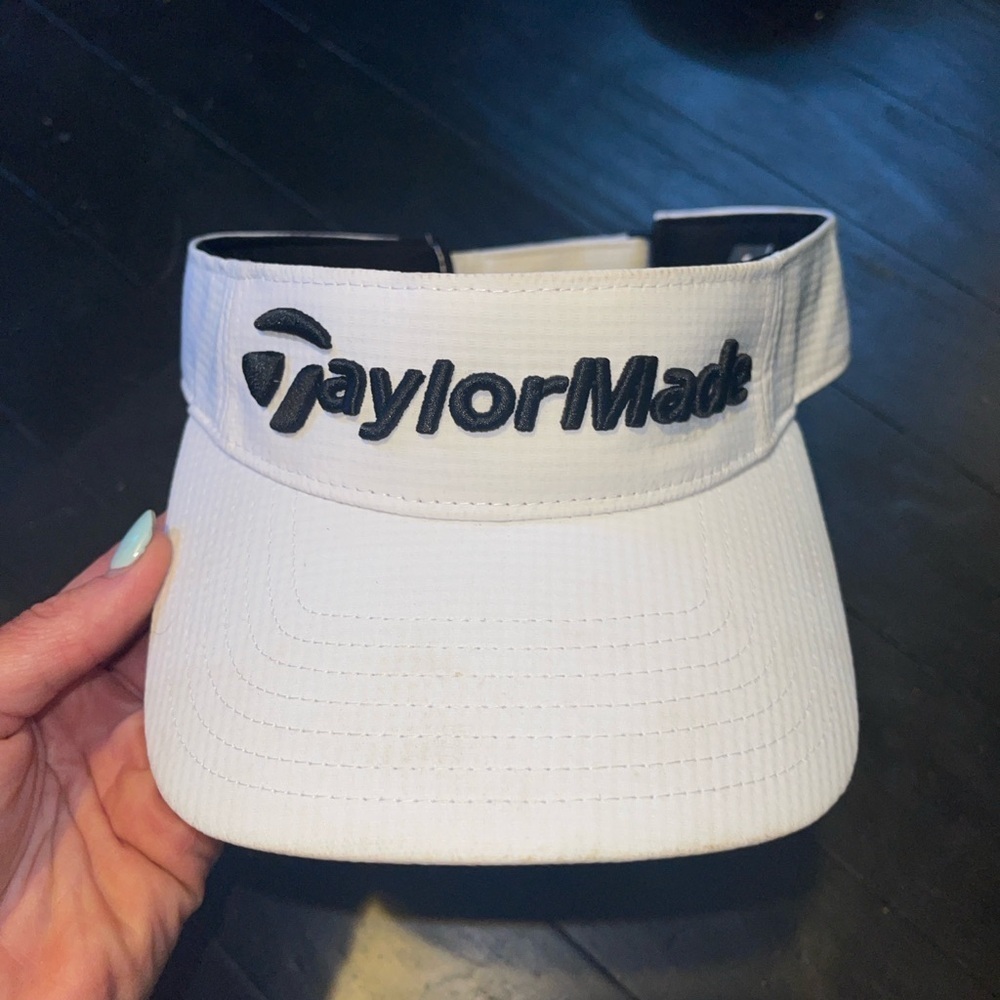 TaylorMade Black and White Golf Visor